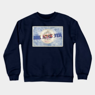 Minnesota vintage style retro souvenir Crewneck Sweatshirt